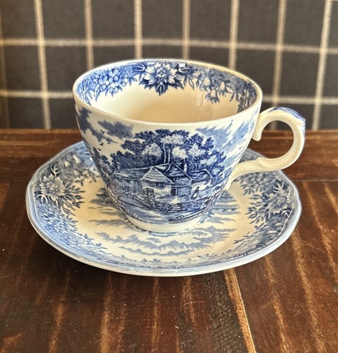 Tazza piattino vintage - e,