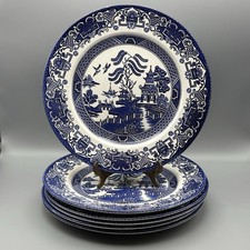 Vecchio set di 6 piatti da