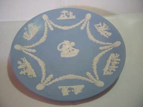 Vintage wedgwood blue white - vintage, &