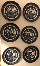 Set 6 piatti da tè vintage in